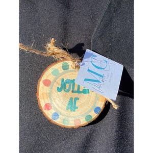 Handmade Jolly AF Christmas Ornament